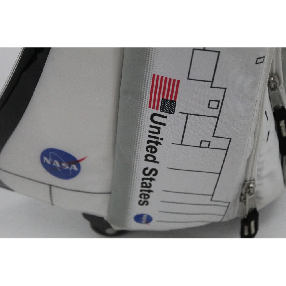 Buzz Aldrin Authentic NASA Space Shuttle Kids Rolling Suitcase White Black F277